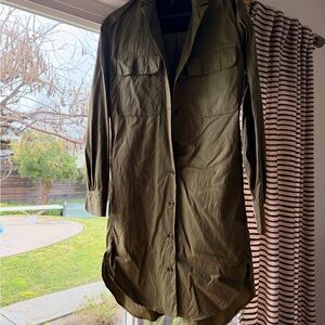Rag & Bone Khaki Utility dress